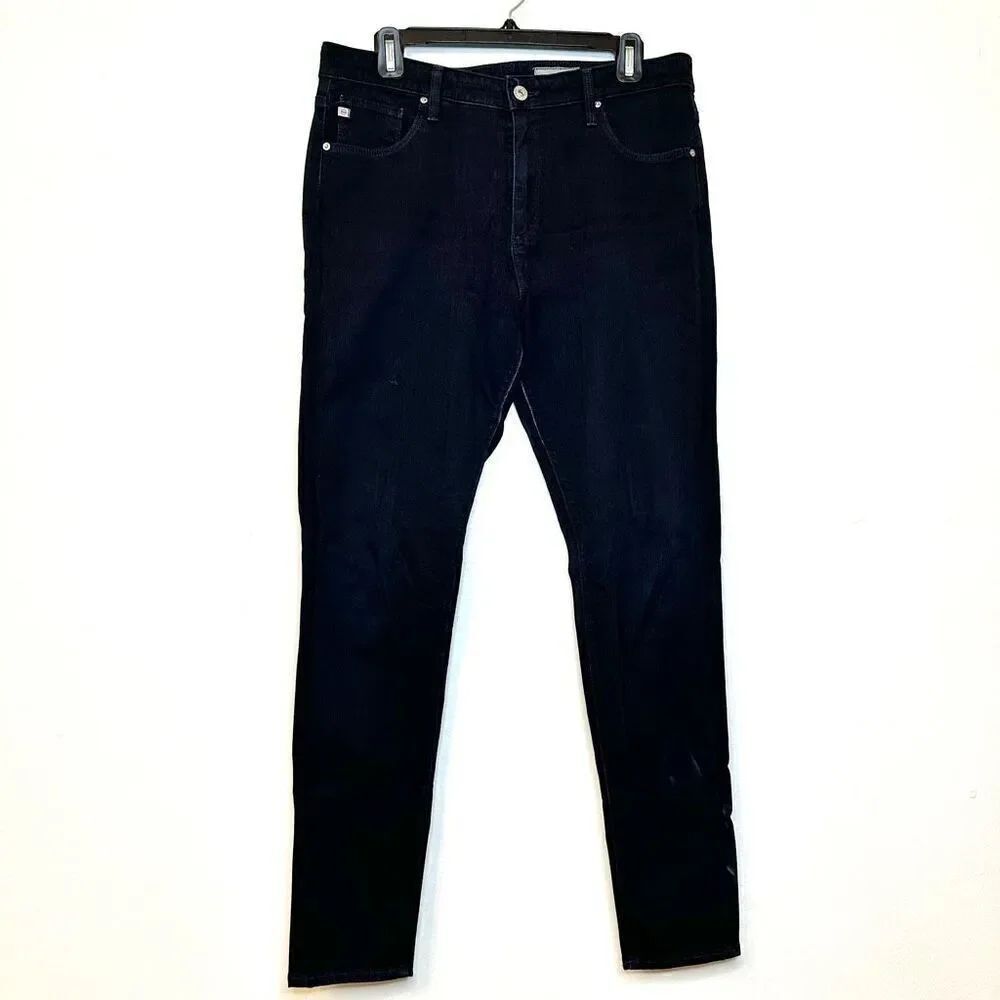 AG Adriano Goldschmied Contour 360 High Rise The Farrah Skinny Jeans Black 31R